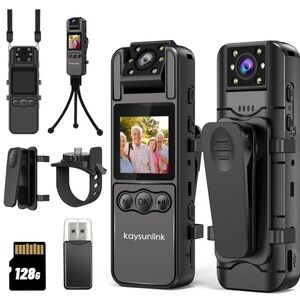 Body Camera with Audio and Video Recording
